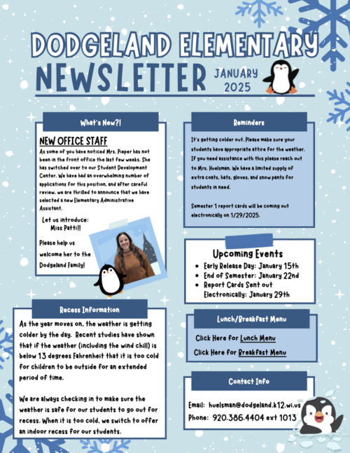 January 2024 DES Family Newsletter