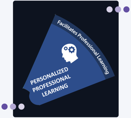 Personalized professional learning wedge.